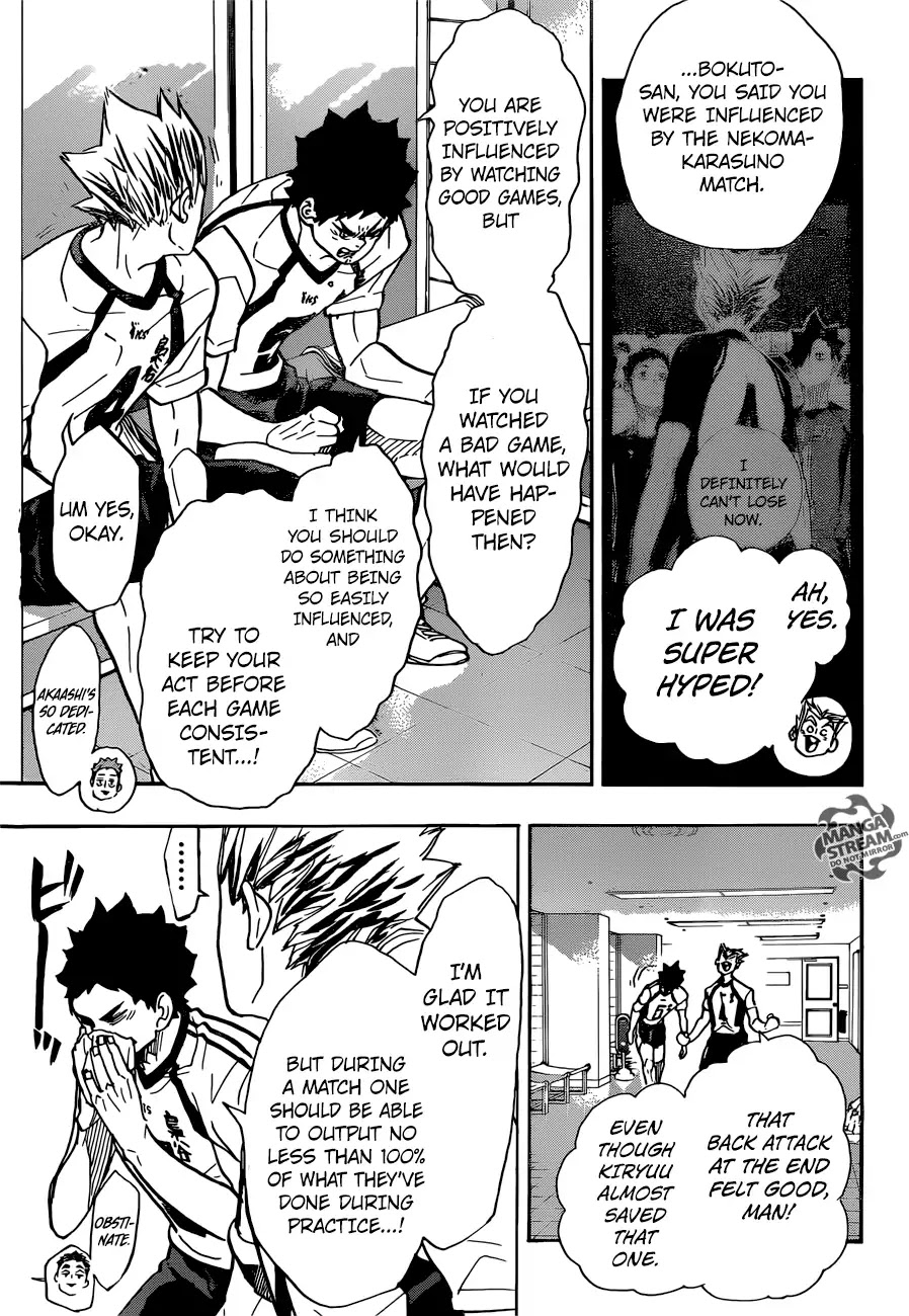 Haikyu!! Chapter 337 page 15 - Chapter 337: I