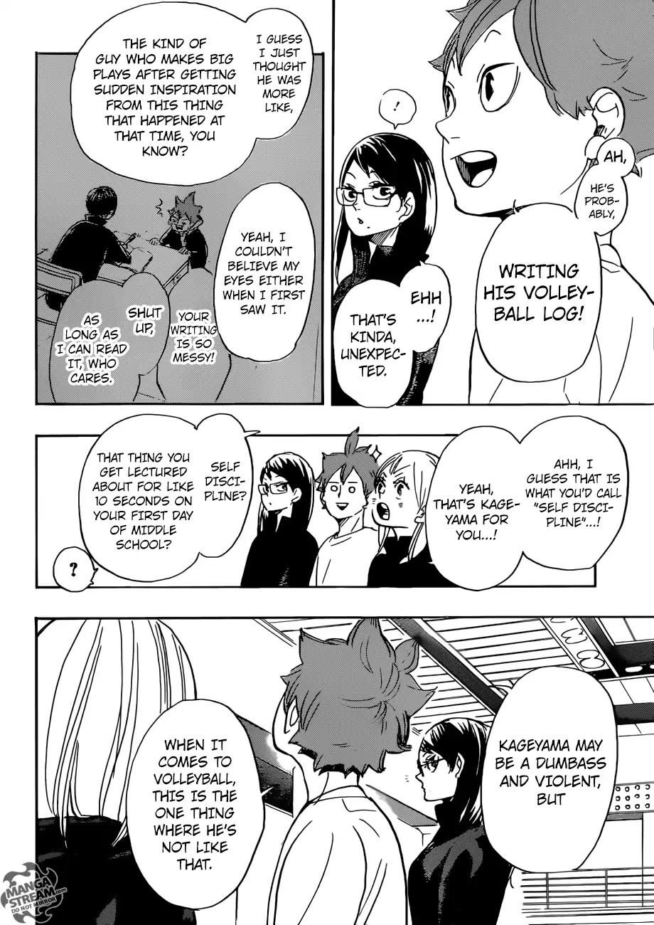 Haikyu!! Chapter 338 page 10 - Chapter 338: The Decider Match for the Little Giant