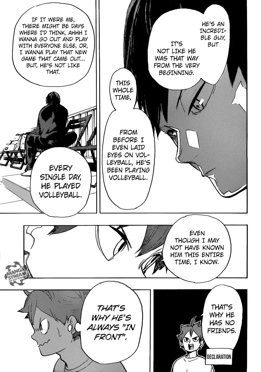 Haikyu!! Chapter 338 page 11 - Chapter 338: The Decider Match for the Little Giant