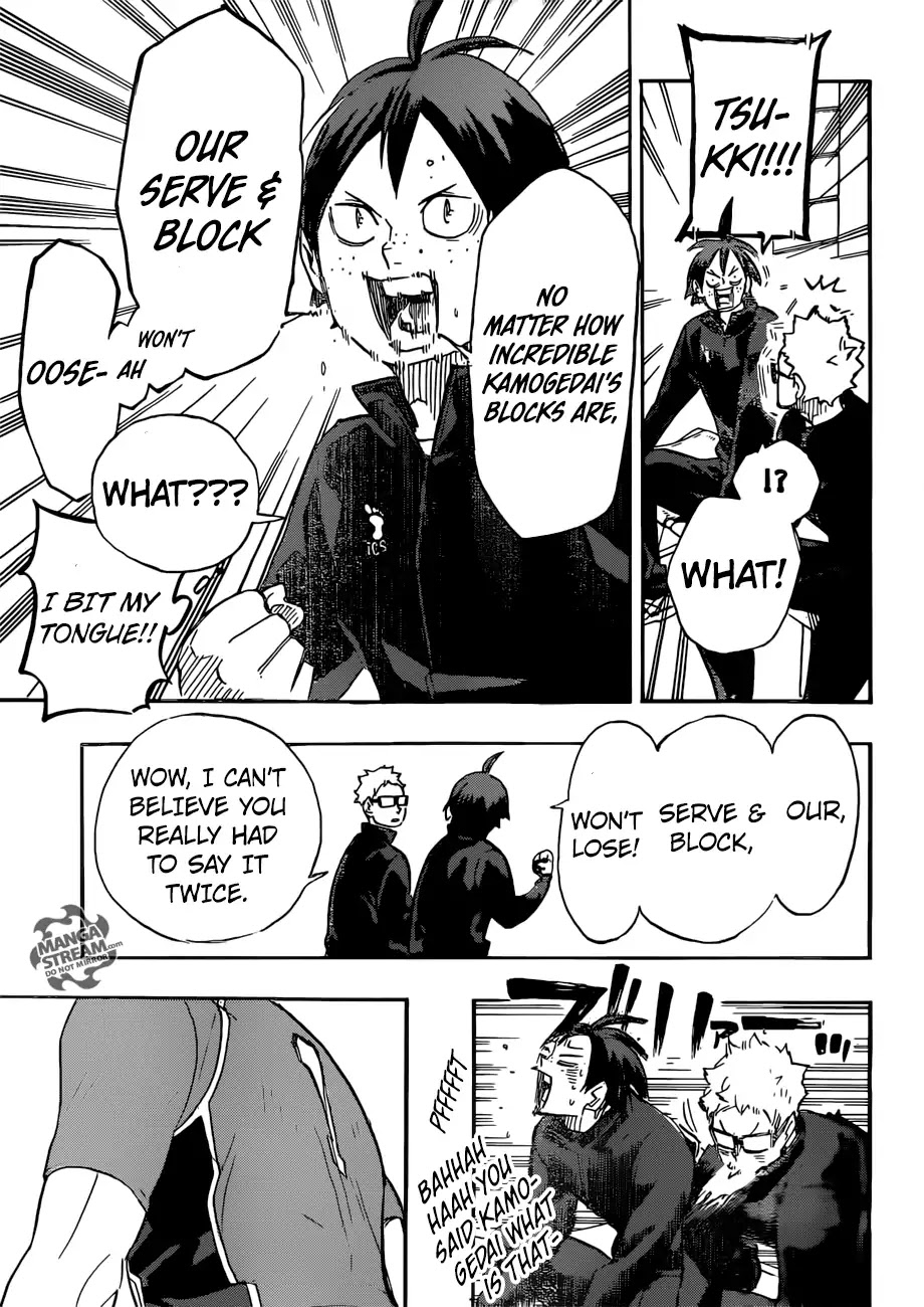 Haikyu!! Chapter 338 page 13 - Chapter 338: The Decider Match for the Little Giant