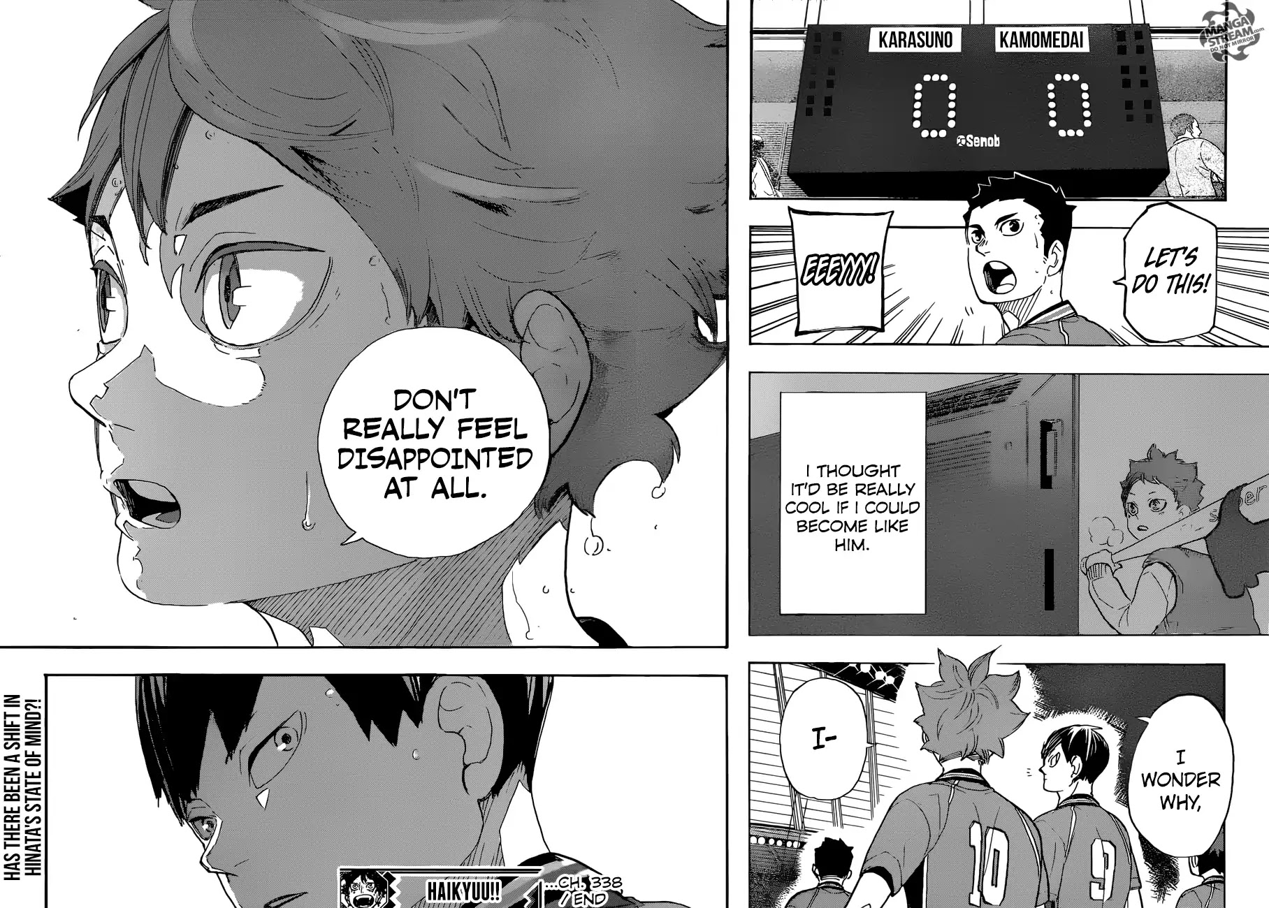 Haikyu!! Chapter 338 page 19 - Chapter 338: The Decider Match for the Little Giant