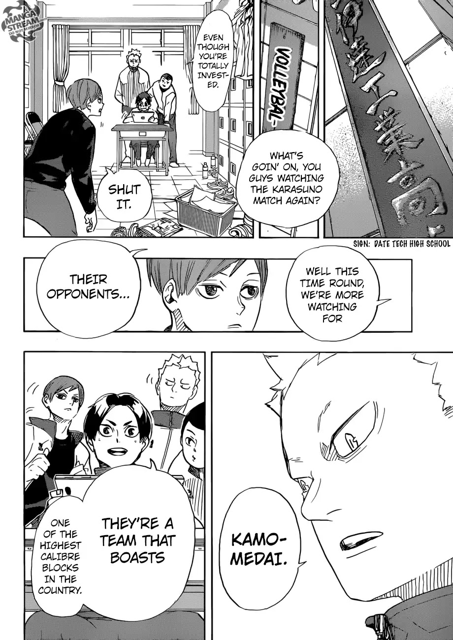 Haikyu!! Chapter 338 page 7 - Chapter 338: The Decider Match for the Little Giant