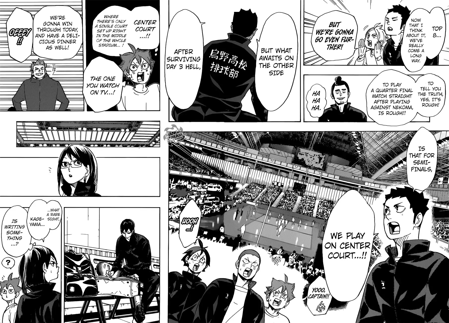 Haikyu!! Chapter 338 page 9 - Chapter 338: The Decider Match for the Little Giant