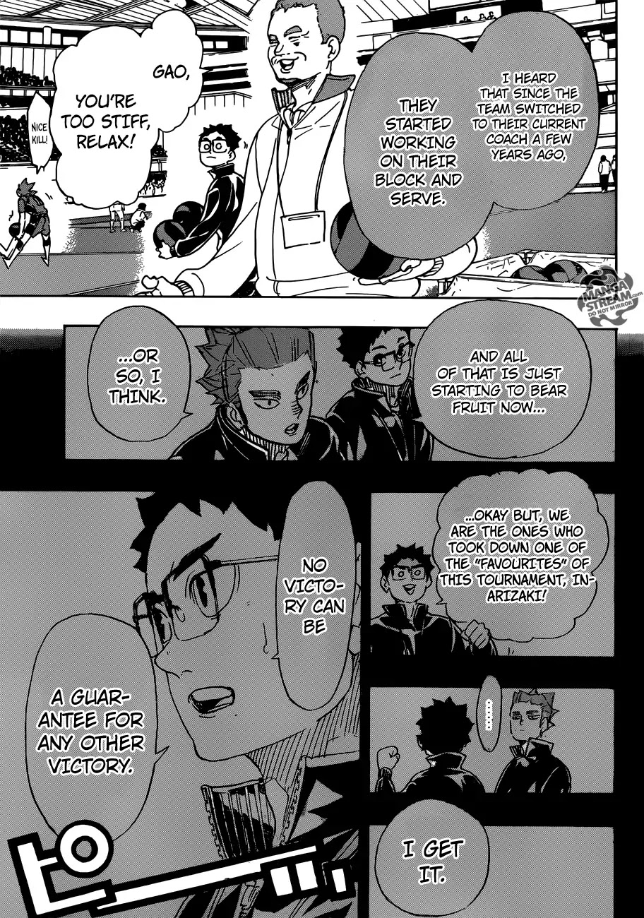 Haikyu!! Chapter 339 page 8 - Chapter 339: Acknowledgement