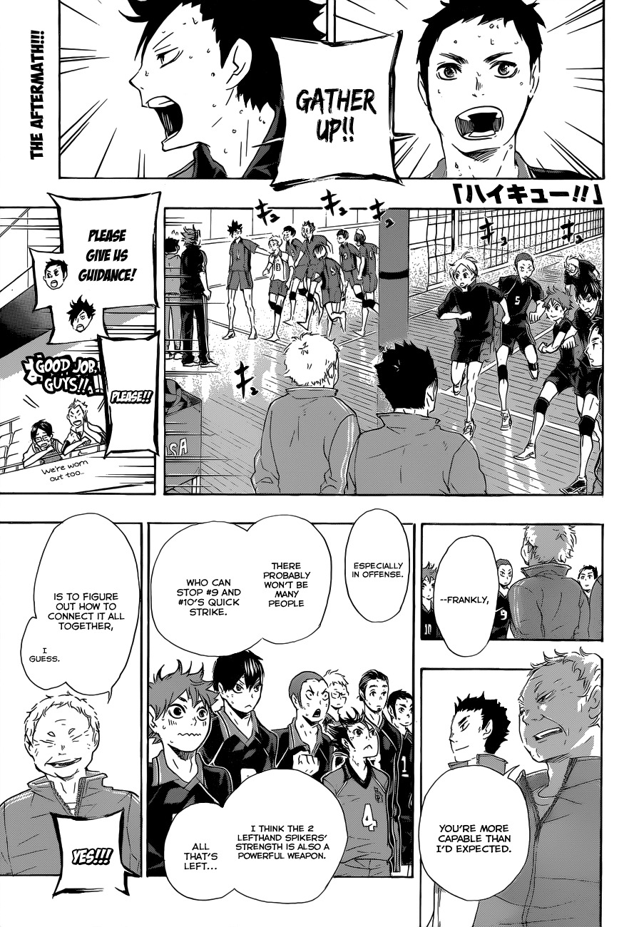 Haikyu!! Chapter 34 page 1 - Chapter 34: We'll Surely Have a Rematch