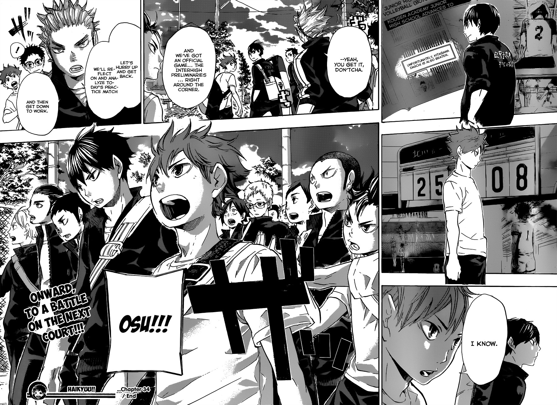 Haikyu!! Chapter 34 page 17 - Chapter 34: We'll Surely Have a Rematch
