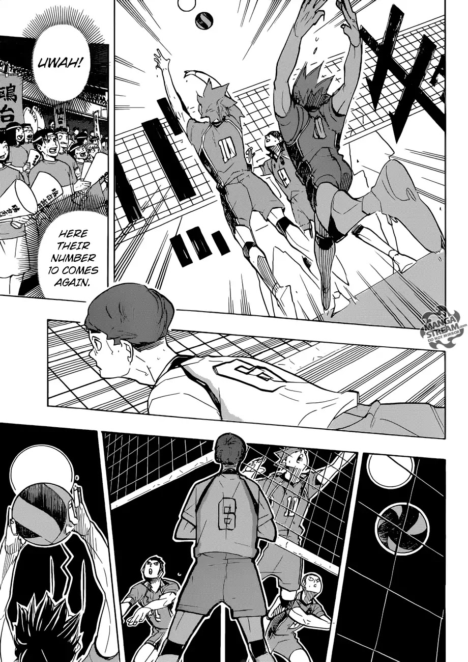 Haikyu!! Chapter 340 page 11 - Chapter 340: Burst Into Flames