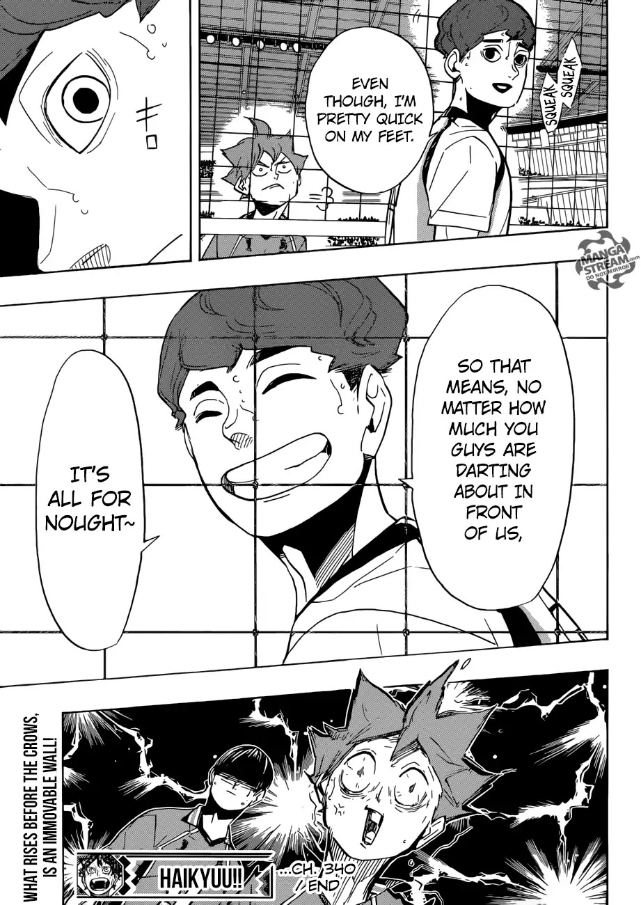 Haikyu!! Chapter 340 page 16 - Chapter 340: Burst Into Flames