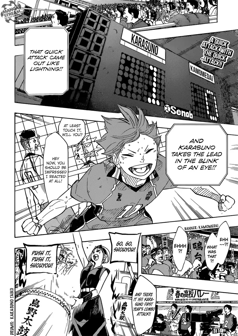 Haikyu!! Chapter 340 page 3 - Chapter 340: Burst Into Flames