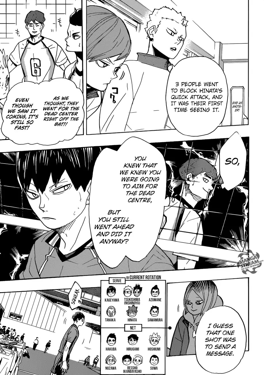 Haikyu!! Chapter 340 page 4 - Chapter 340: Burst Into Flames