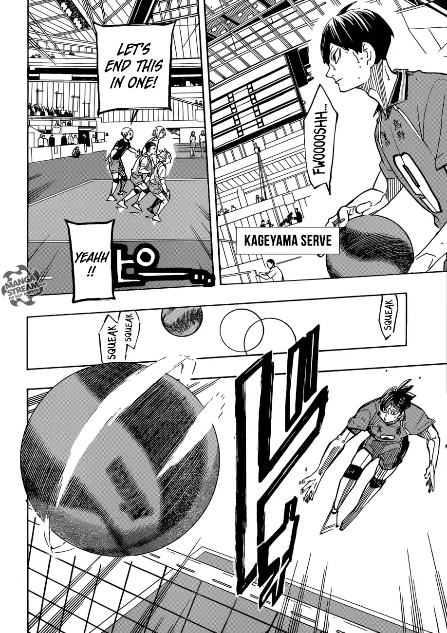 Haikyu!! Chapter 340 page 5 - Chapter 340: Burst Into Flames