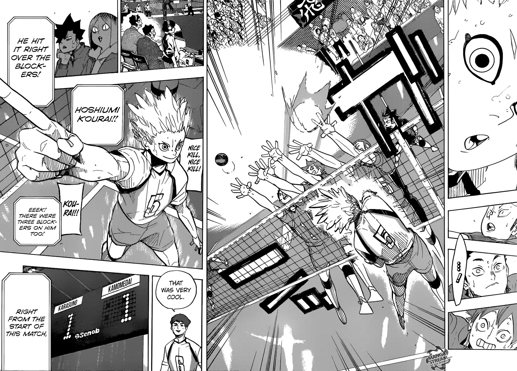 Haikyu!! Chapter 340 page 8 - Chapter 340: Burst Into Flames