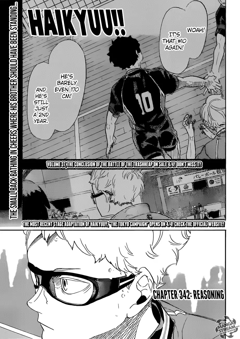 Haikyu!! Chapter 342 page 1 - Chapter 342: Reasoning