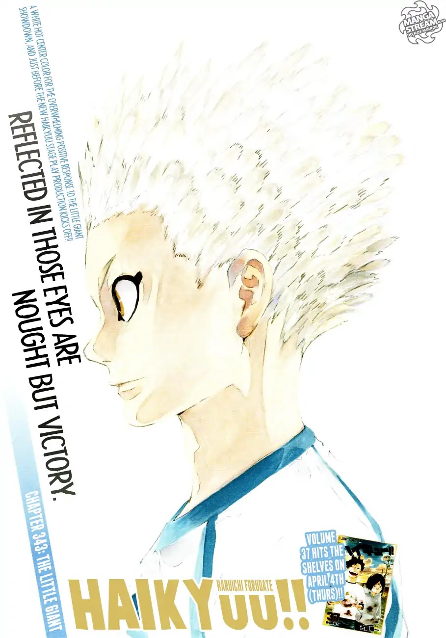 Haikyu!! Chapter 343 page 1 - Chapter 343: The Little Giant