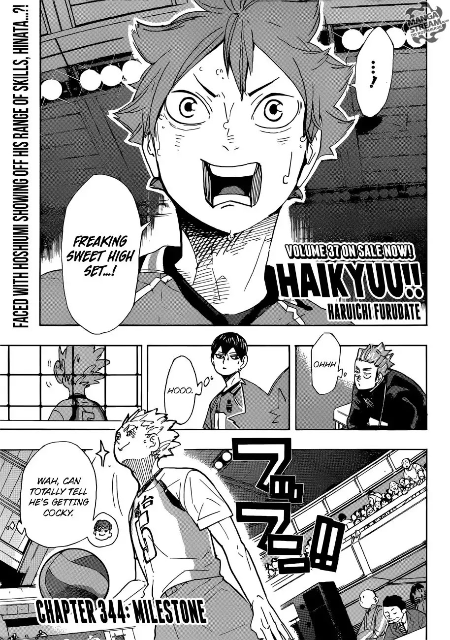 Haikyu!! Chapter 344 page 1 - Chapter 344: Milestone