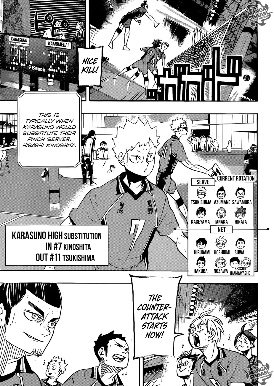 Haikyu!! Chapter 345 page 11 - Chapter 345: Closing In
