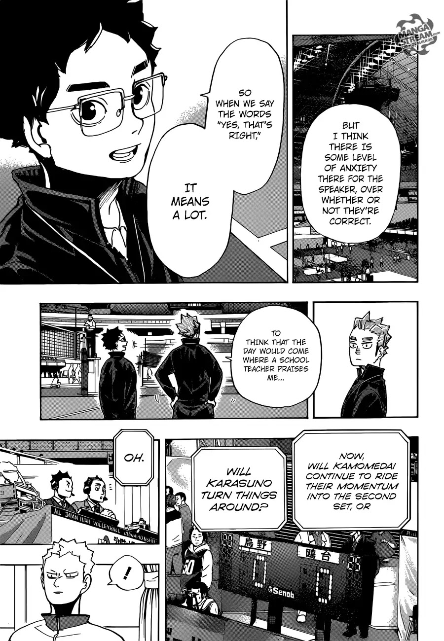 Haikyu!! Chapter 346 page 14 - Chapter 346: Calculations