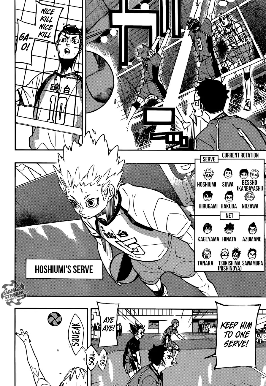 Haikyu!! Chapter 347 page 14 - Chapter 347: Air Hole