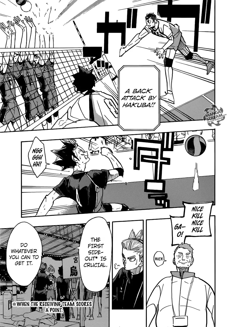 Haikyu!! Chapter 347 page 4 - Chapter 347: Air Hole