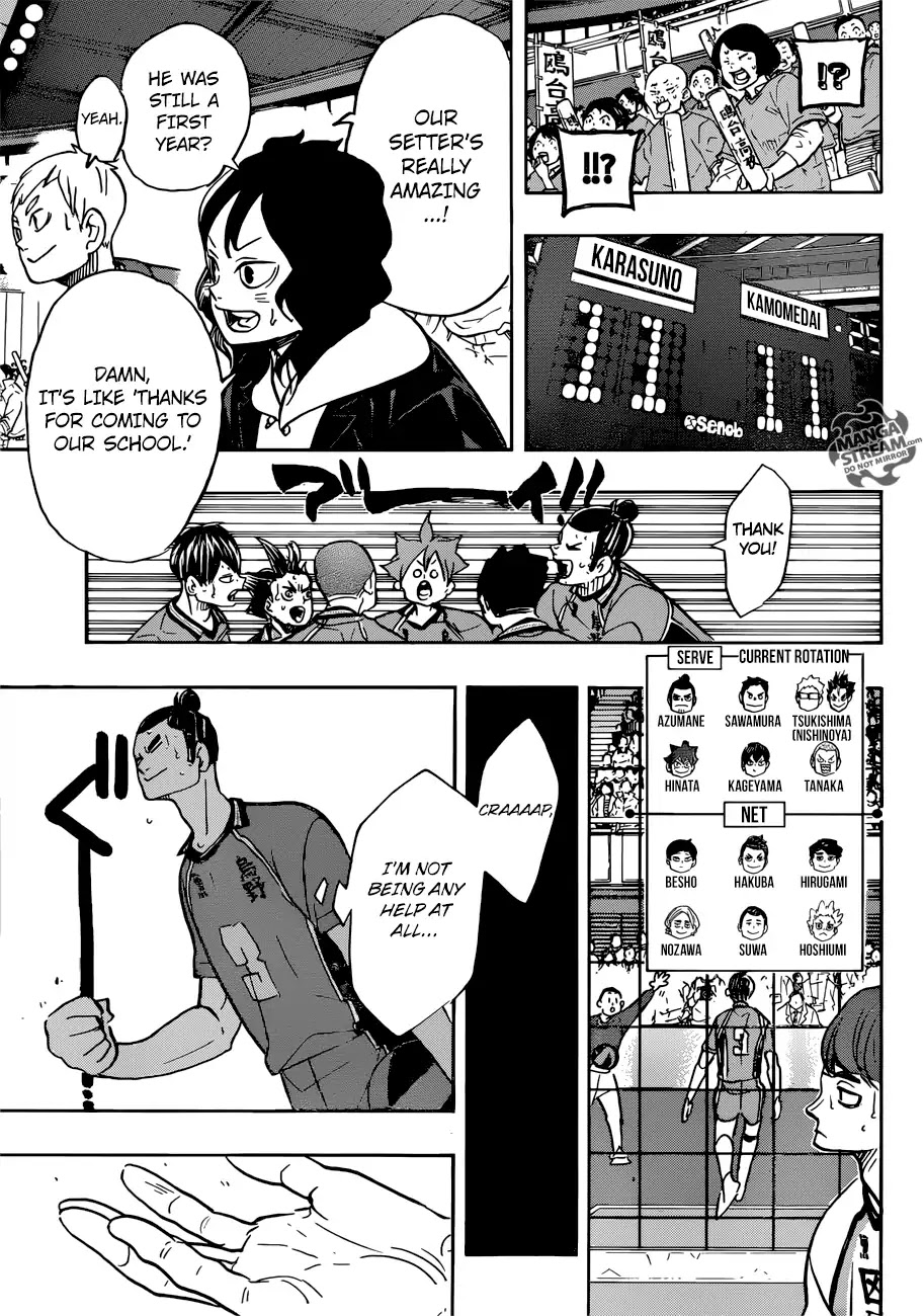 Haikyu!! Chapter 349 page 10 - Chapter 349: Low-Altitude Flight Haruichi Furudate