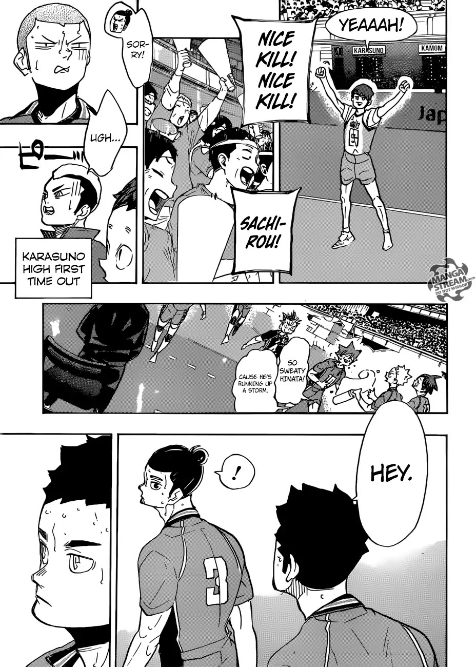 Haikyu!! Chapter 349 page 14 - Chapter 349: Low-Altitude Flight Haruichi Furudate