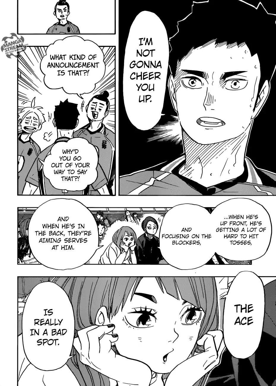Haikyu!! Chapter 349 page 15 - Chapter 349: Low-Altitude Flight Haruichi Furudate