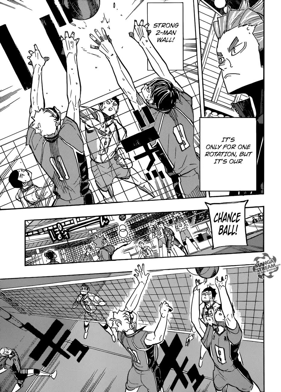 Haikyu!! Chapter 349 page 18 - Chapter 349: Low-Altitude Flight Haruichi Furudate