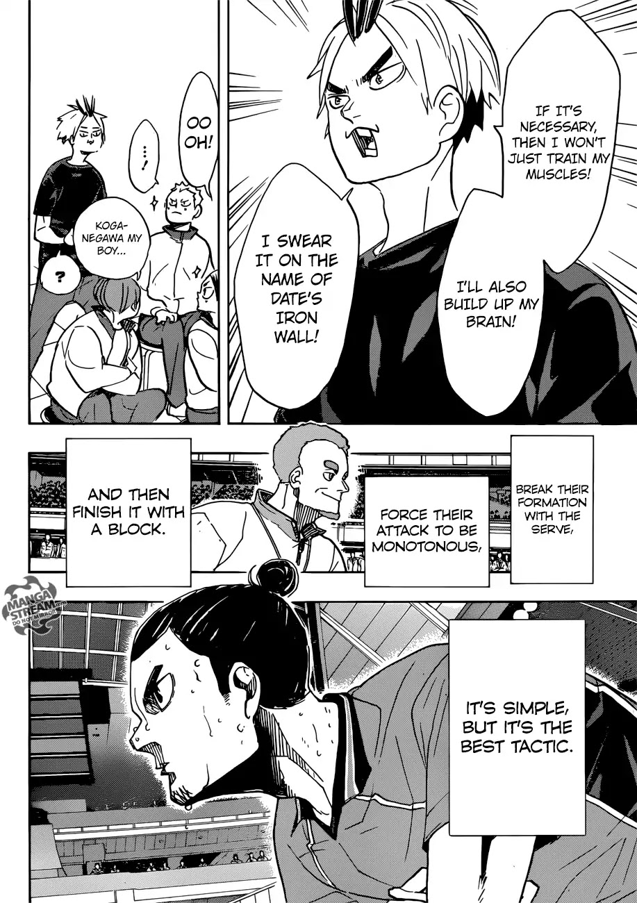 Haikyu!! Chapter 349 page 3 - Chapter 349: Low-Altitude Flight Haruichi Furudate