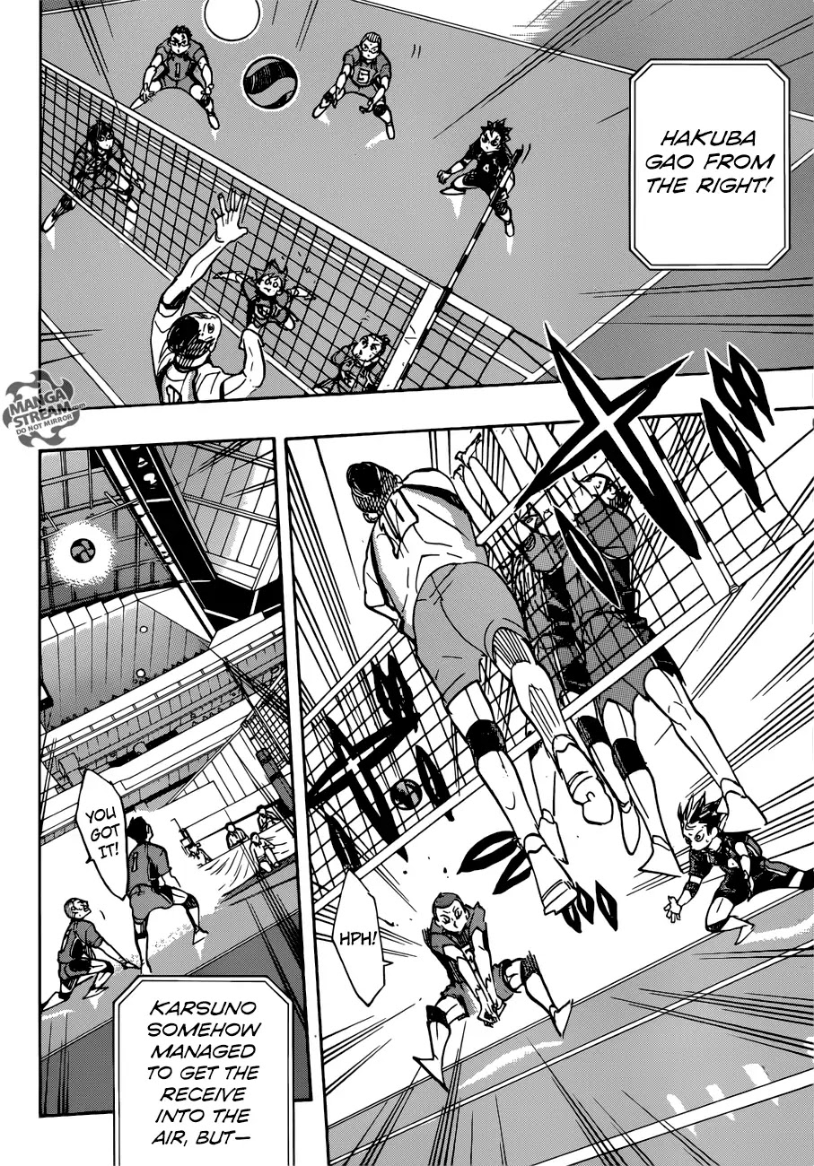 Haikyu!! Chapter 349 page 7 - Chapter 349: Low-Altitude Flight Haruichi Furudate