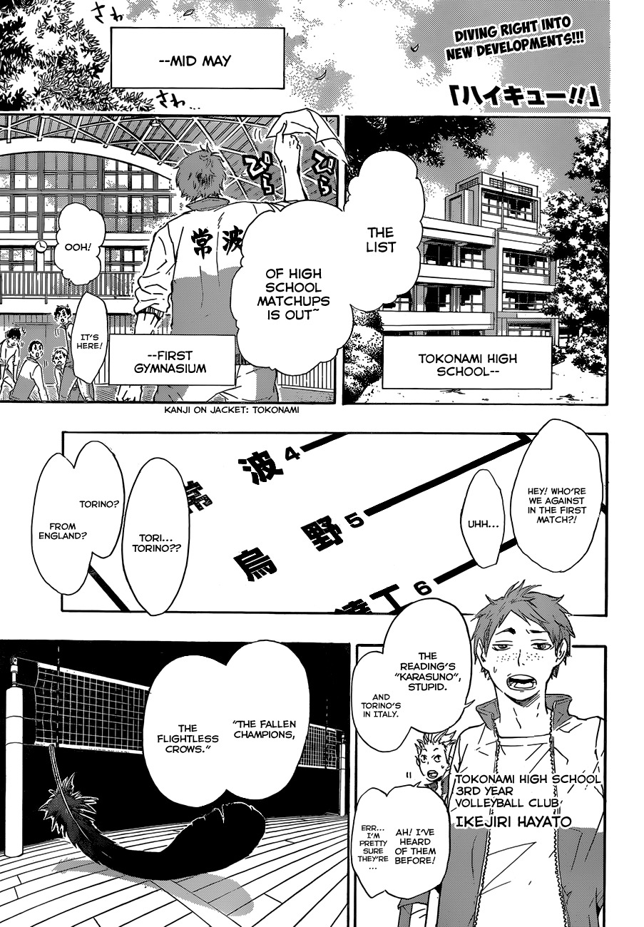 Haikyu!! Chapter 35 page 1 - Chapter 35: Formidable Opponents
