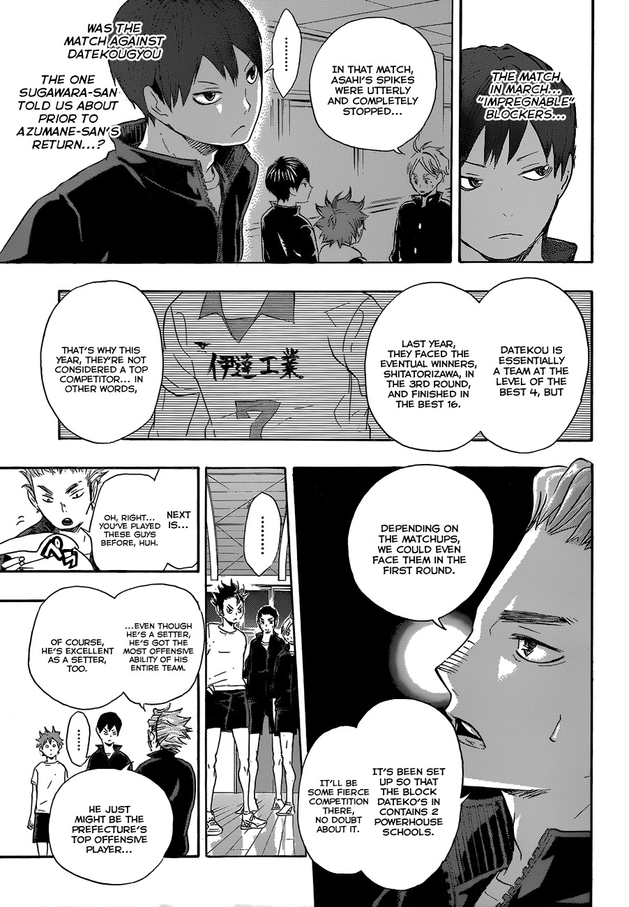 Haikyu!! Chapter 35 page 11 - Chapter 35: Formidable Opponents