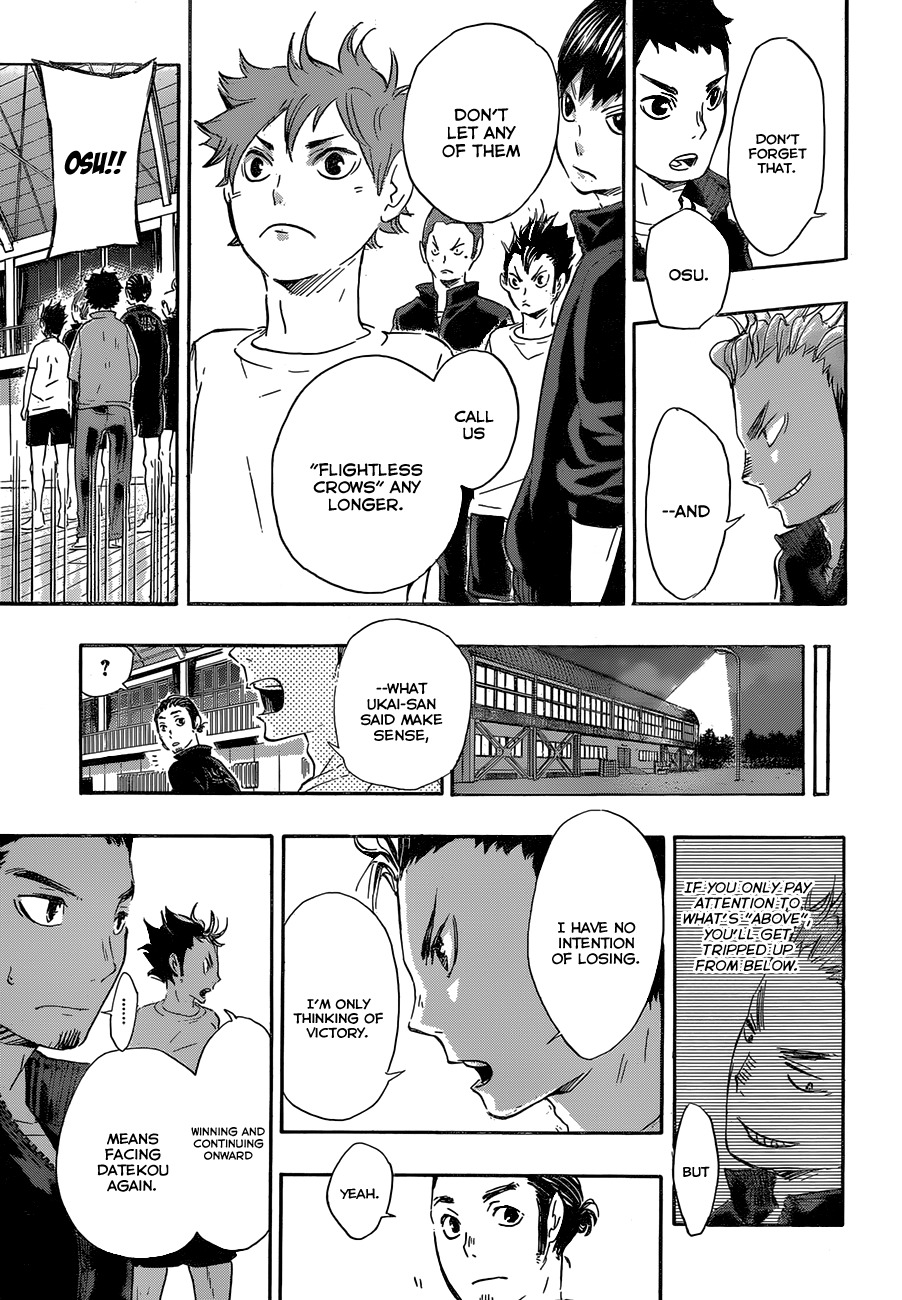 Haikyu!! Chapter 35 page 15 - Chapter 35: Formidable Opponents