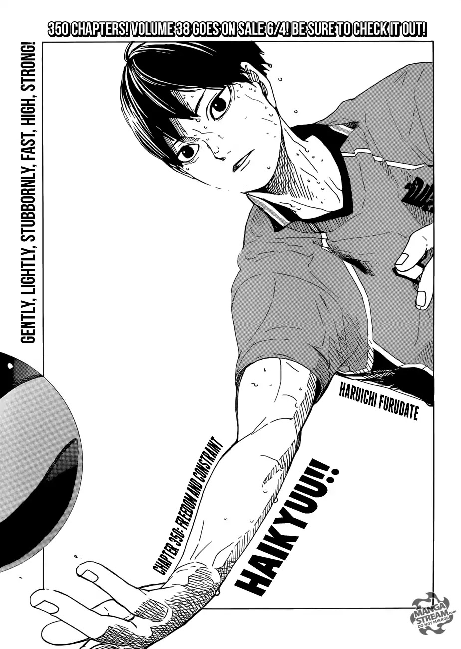Haikyu!! Chapter 350 page 1 - Chapter 350: Freedom and Constraint