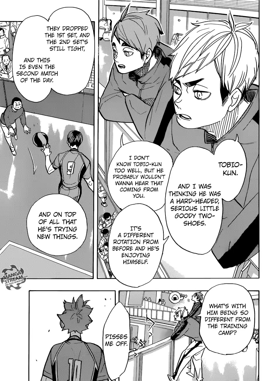 Haikyu!! Chapter 350 page 12 - Chapter 350: Freedom and Constraint