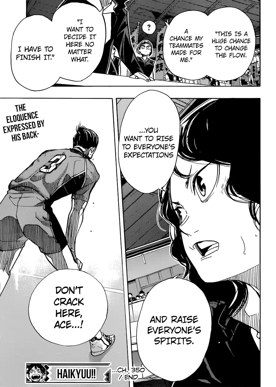 Haikyu!! Chapter 350 page 19 - Chapter 350: Freedom and Constraint