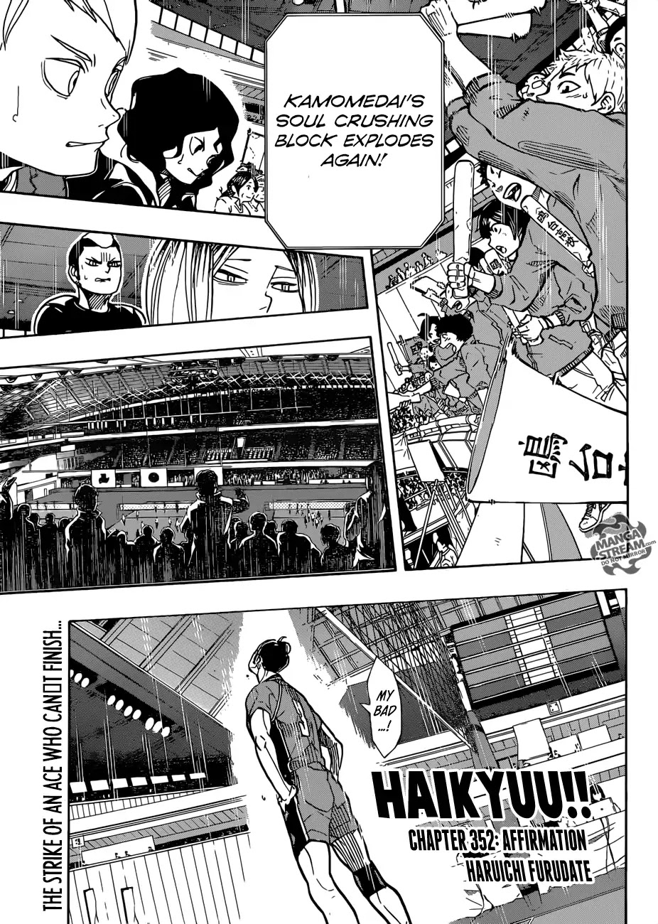 Haikyu!! Chapter 352 page 1 - Chapter 352: Affirmation