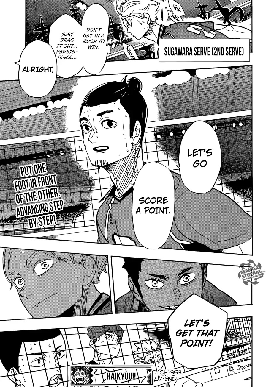 Haikyu!! Chapter 353 page 18 - Chapter 353: A Silent Awakening
