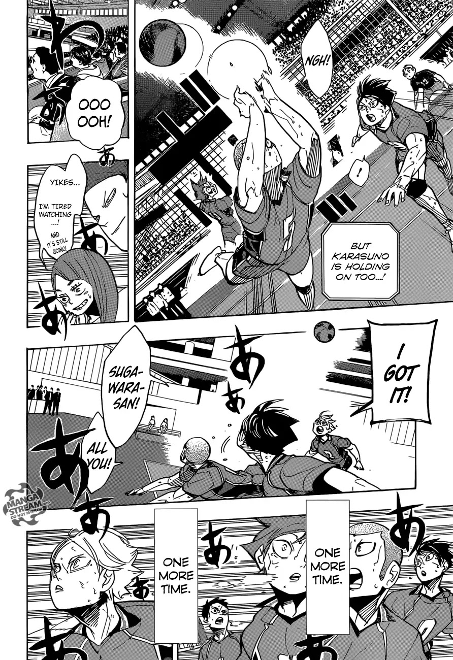 Haikyu!! Chapter 354 page 14 - Chapter 354: Doing My Best For My Teammates