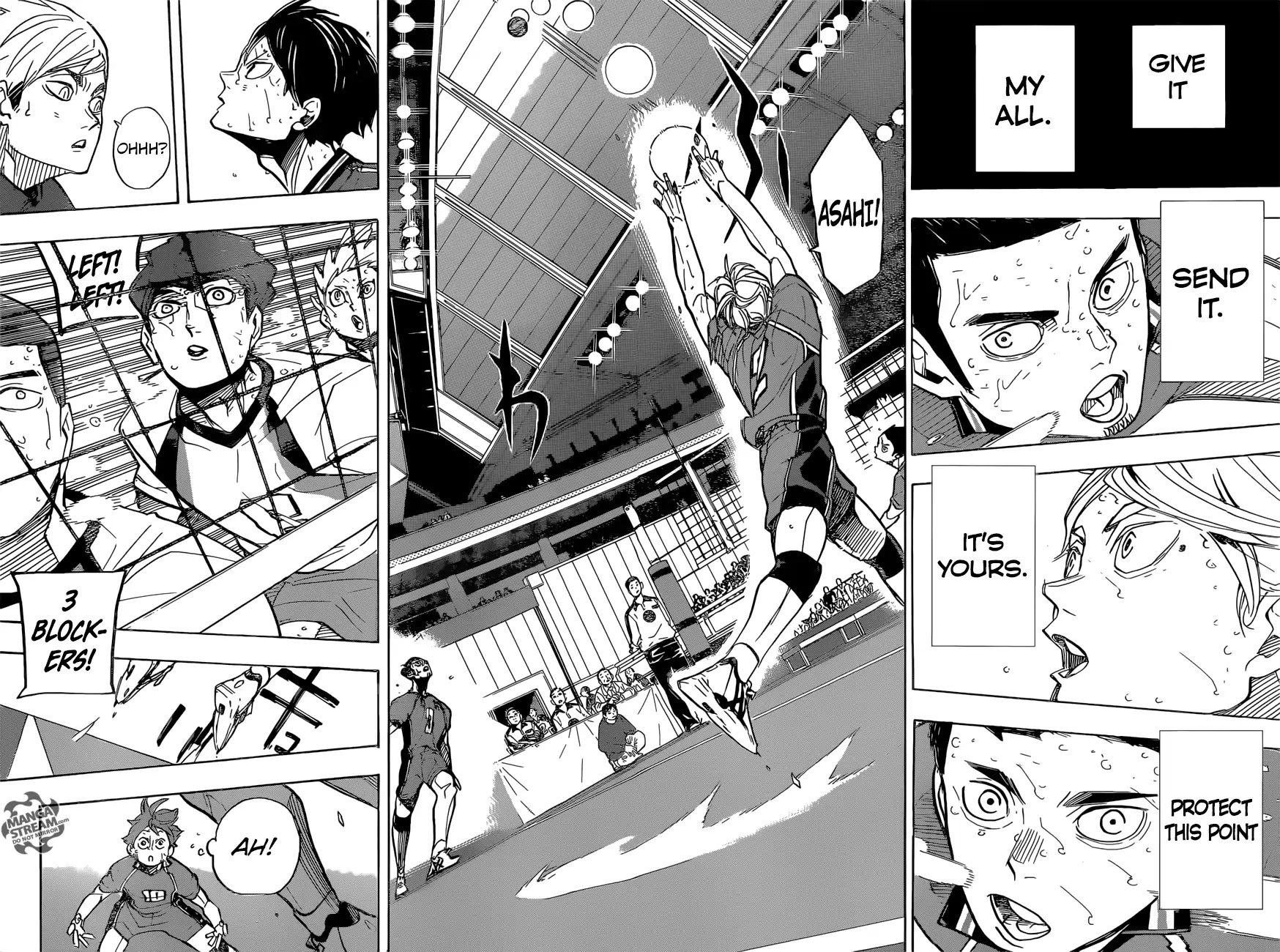Haikyu!! Chapter 354 page 16 - Chapter 354: Doing My Best For My Teammates
