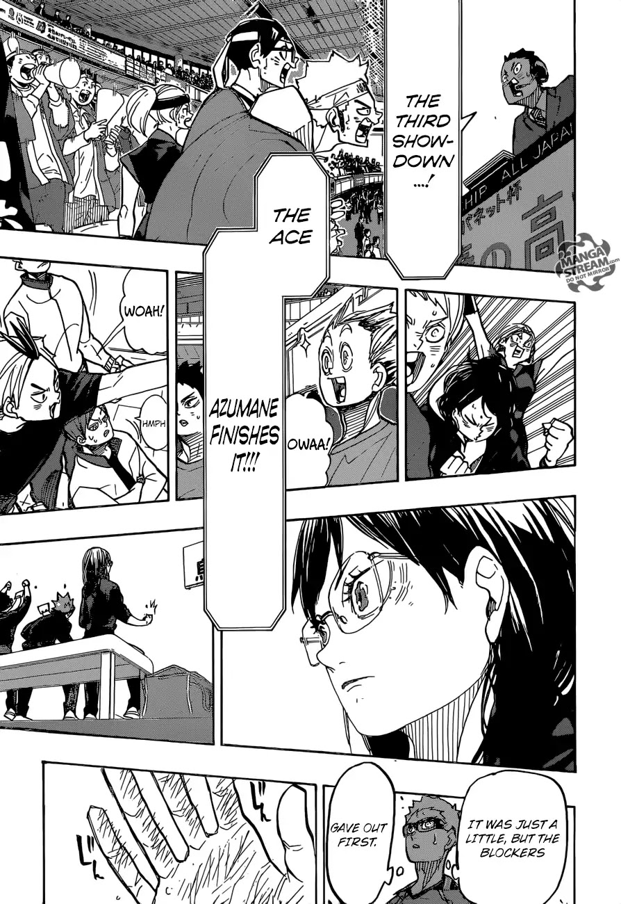 Haikyu!! Chapter 354 page 19 - Chapter 354: Doing My Best For My Teammates