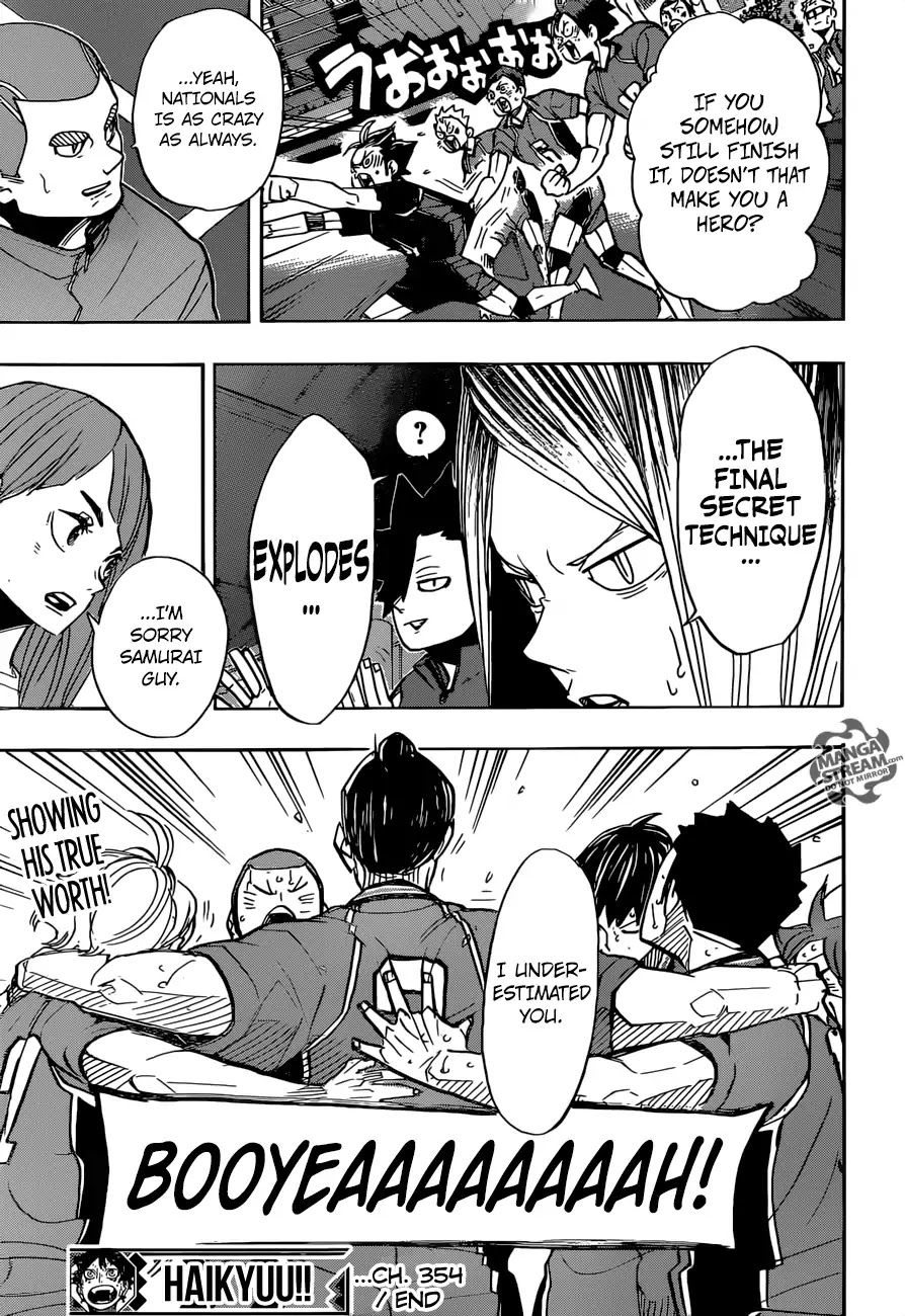 Haikyu!! Chapter 354 page 21 - Chapter 354: Doing My Best For My Teammates