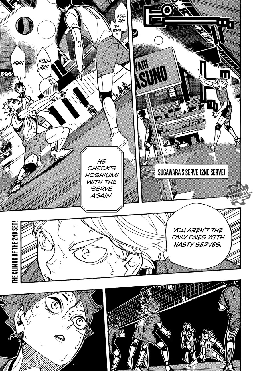 Haikyu!! Chapter 354 page 5 - Chapter 354: Doing My Best For My Teammates