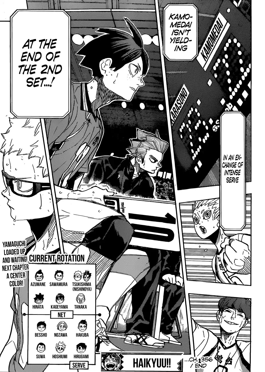 Haikyu!! Chapter 356 page 17 - Chapter 356: Resilient Thoughts
