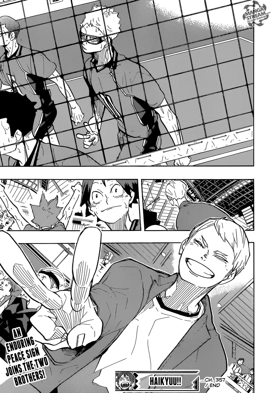 Haikyu!! Chapter 357 page 19 - Chapter 357: 2 Sign