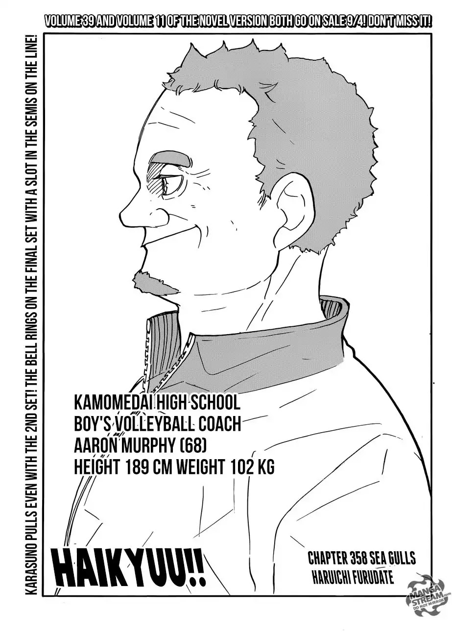 Haikyu!! Chapter 358 page 1 - Chapter 358: Sea Gulls