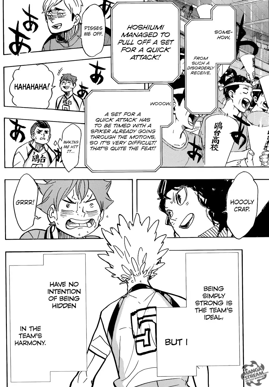 Haikyu!! Chapter 359 page 13 - Chapter 359: The Spear Among Shields, The Shield Among Spears.