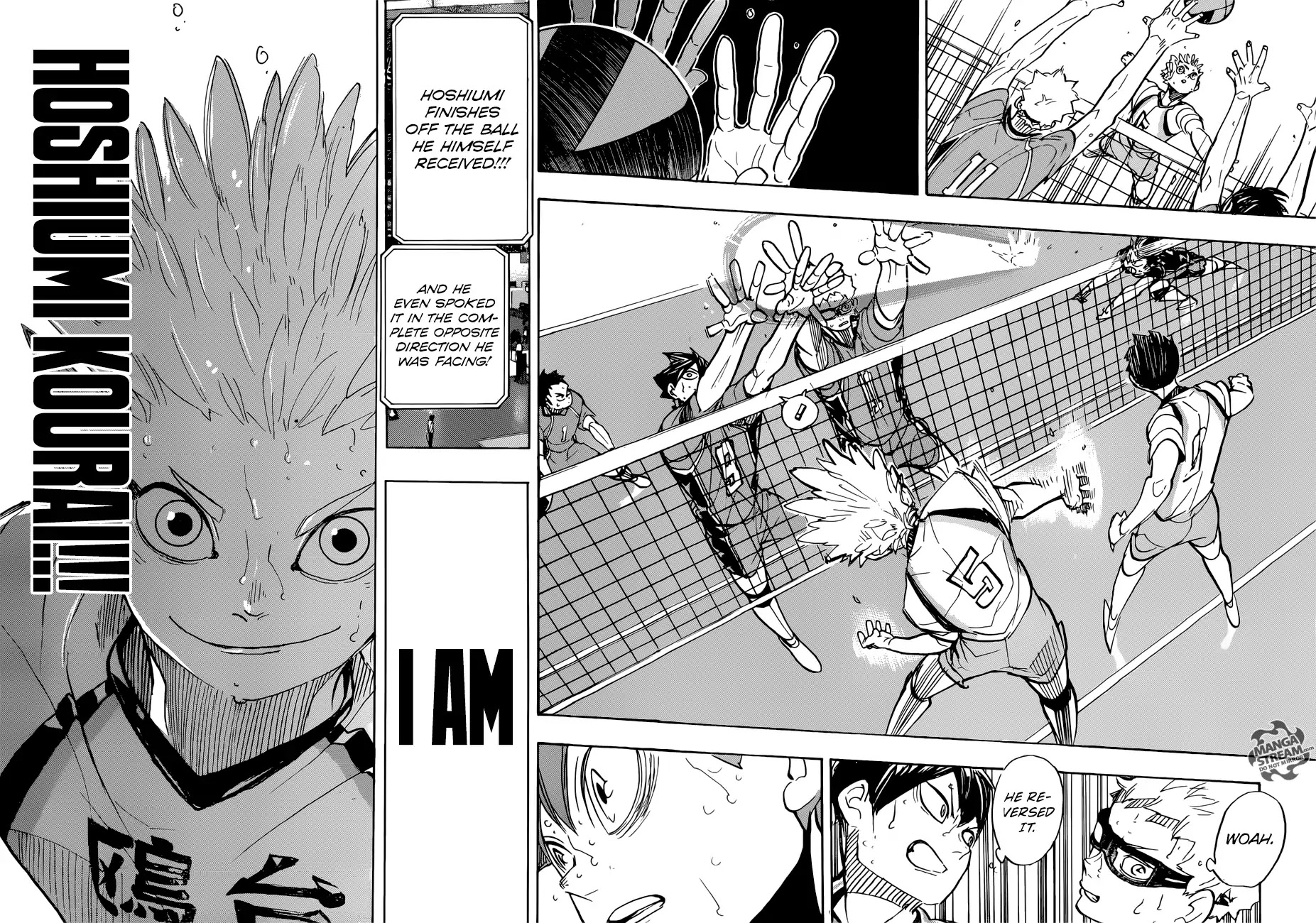Haikyu!! Chapter 359 page 15 - Chapter 359: The Spear Among Shields, The Shield Among Spears.