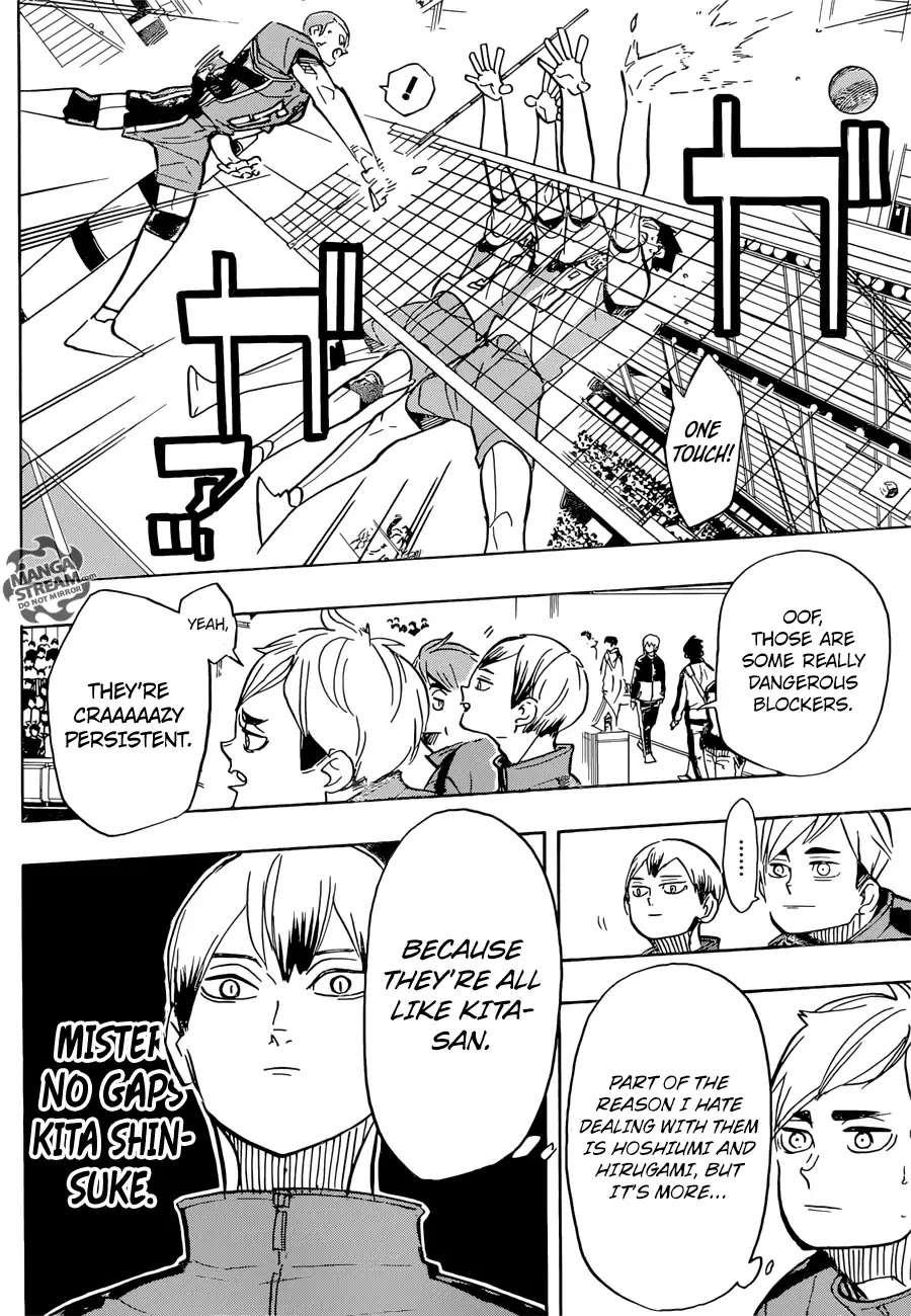 Haikyu!! Chapter 359 page 3 - Chapter 359: The Spear Among Shields, The Shield Among Spears.
