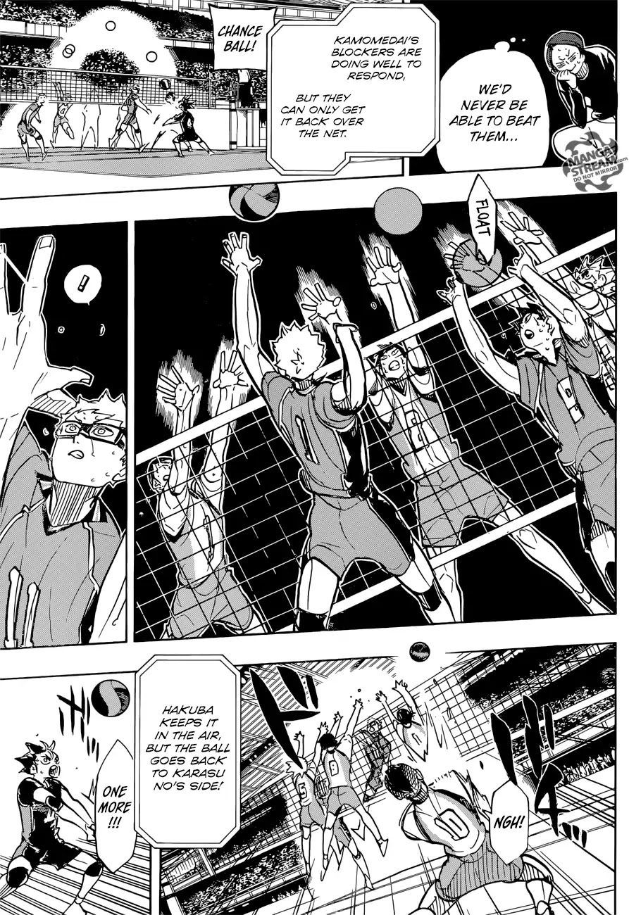Haikyu!! Chapter 359 page 4 - Chapter 359: The Spear Among Shields, The Shield Among Spears.