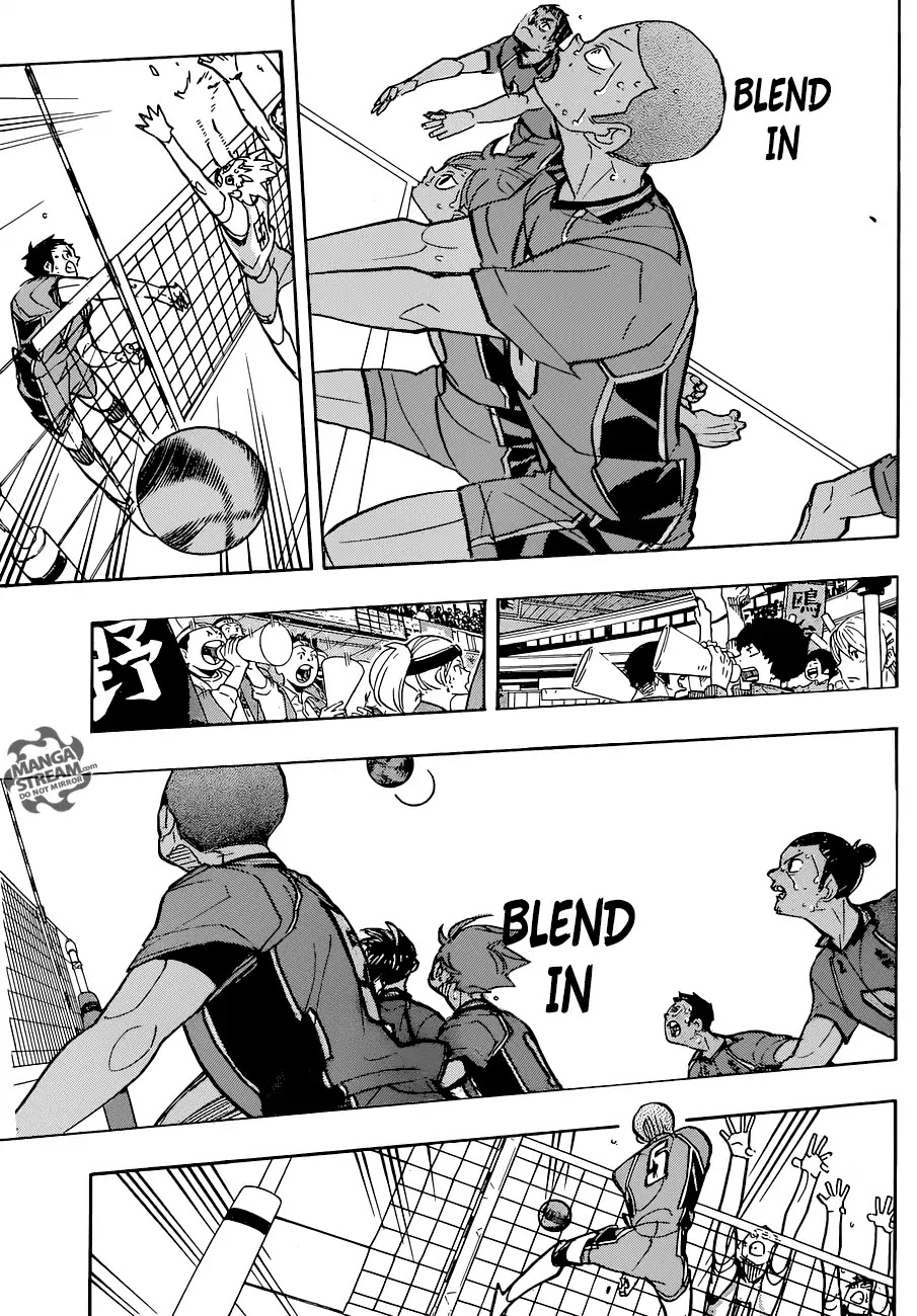 Haikyu!! Chapter 359 page 8 - Chapter 359: The Spear Among Shields, The Shield Among Spears.